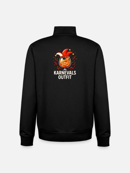 Karneval Outfit Fastnacht Fasching - Unisex Organic Zip Sweatshirt von Stanley/Stella - Schwarz