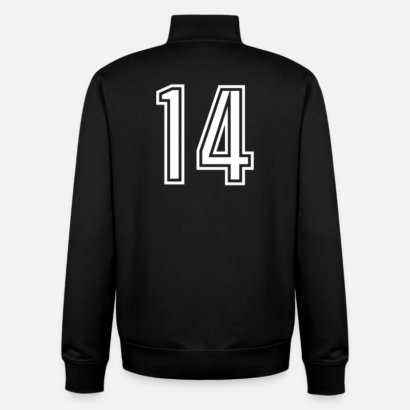 14 - Sweat zippé unisexe en coton bio Stanley/Stella - noir