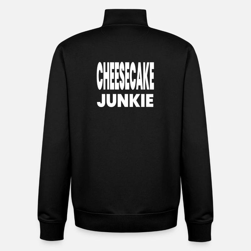 Käsekuchen - Unisex Organic Zip Sweatshirt von Stanley/Stella - Schwarz