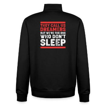Unternehmer Workaholic - Unisex Organic Zip Sweatshirt von Stanley/Stella - Schwarz - Hinten - AI Model Male 185 light (185cm)