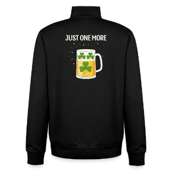Noch ein Glas Klee - Unisex Organic Zip Sweatshirt von Stanley/Stella - Schwarz - Hinten - AI Model Male 185 light (185cm)