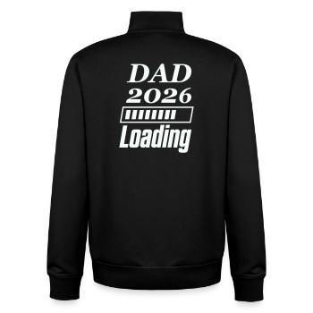 DAD 2026 Loading - Unisex Organic Zip Sweatshirt von Stanley/Stella - Schwarz - Hinten - AI Model Male 185 light (185cm)