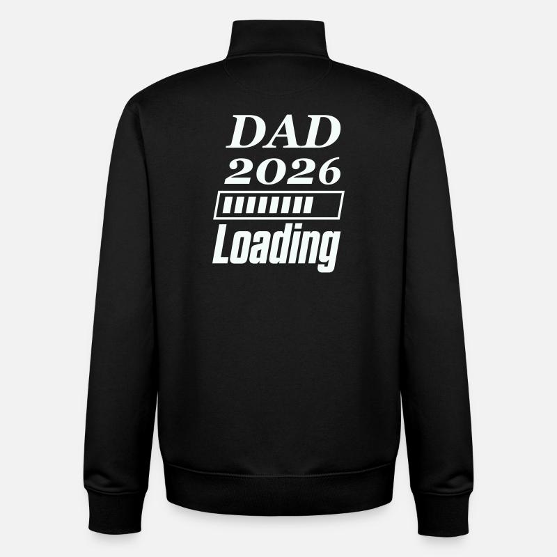 DAD 2026 Loading - Unisex Organic Zip Sweatshirt von Stanley/Stella - Schwarz