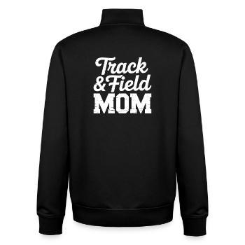 Athletics Sayings Athletics Gift - Unisex Organic Zip Sweatshirt by Stanley/Stella - black - Back - AI Model Male 185 light (185cm)