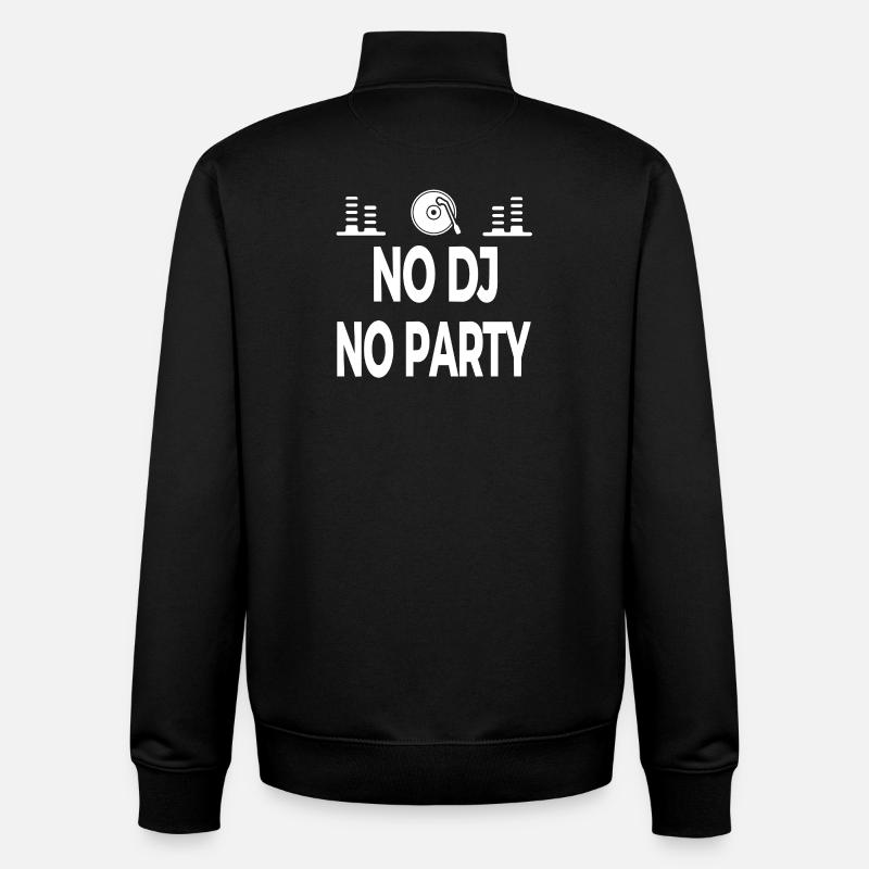 Parti - Sweat zippé unisexe en coton bio Stanley/Stella - noir