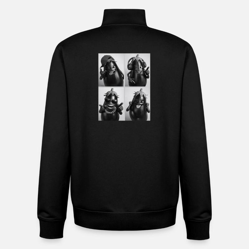 Eggplant - Unisex Organic Zip Sweatshirt von Stanley/Stella - Schwarz
