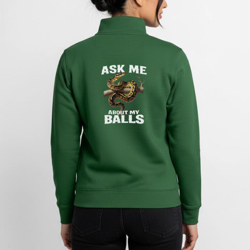 King Python Snakes Lover Terrarium Python Unisex Organic Zip Sweatshirt by Stanley/Stella
