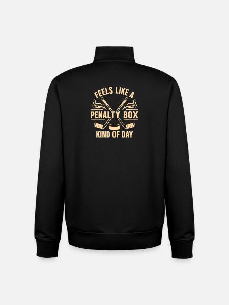Hockey - Unisex Organic Zip Sweatshirt by Stanley/Stella - black