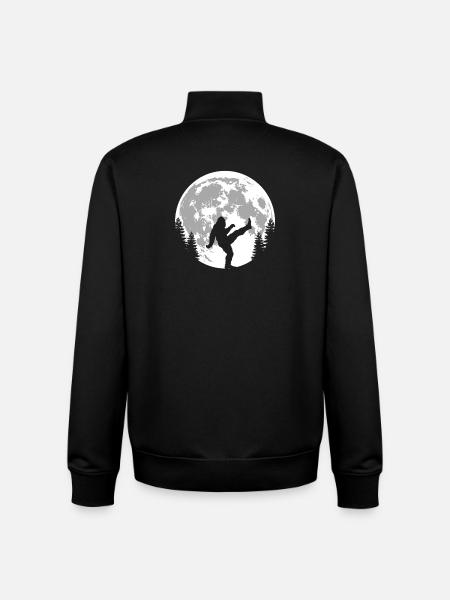 Bigfoot Kickboxing - Unisex Organic Zip Sweatshirt by Stanley/Stella - black