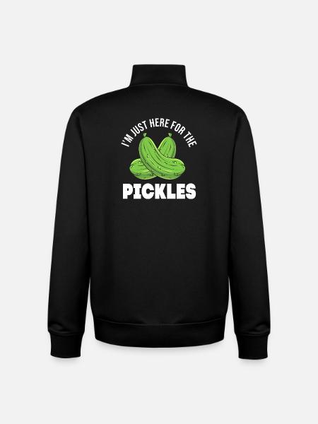 Gurke Gurken Essiggurke - Unisex Organic Zip Sweatshirt von Stanley/Stella - Schwarz