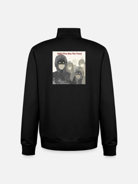 Masked Collective 2020 - Unisex Organic Zip Sweatshirt by Stanley/Stella - black