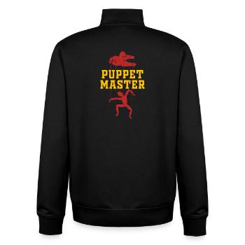 Puppet Master Marionette Showdown - Unisex Organic Zip Sweatshirt von Stanley/Stella - Schwarz - Hinten - AI Model Male 185 light (185cm)