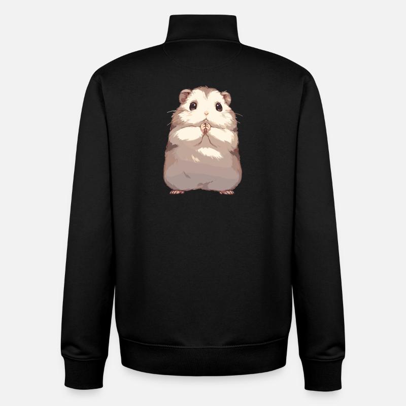 Lemmings Lemming - Sweat zippé unisexe en coton bio Stanley/Stella - noir