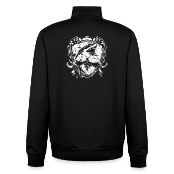 Shark Boxing MMA - Sweat zippé unisexe en coton bio Stanley/Stella - noir - Dos - AI Model Male 185 light (185cm)