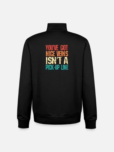 Phlebotomist Nurse Nurse Blood Sampling - Unisex Organic Zip Sweatshirt by Stanley/Stella - black