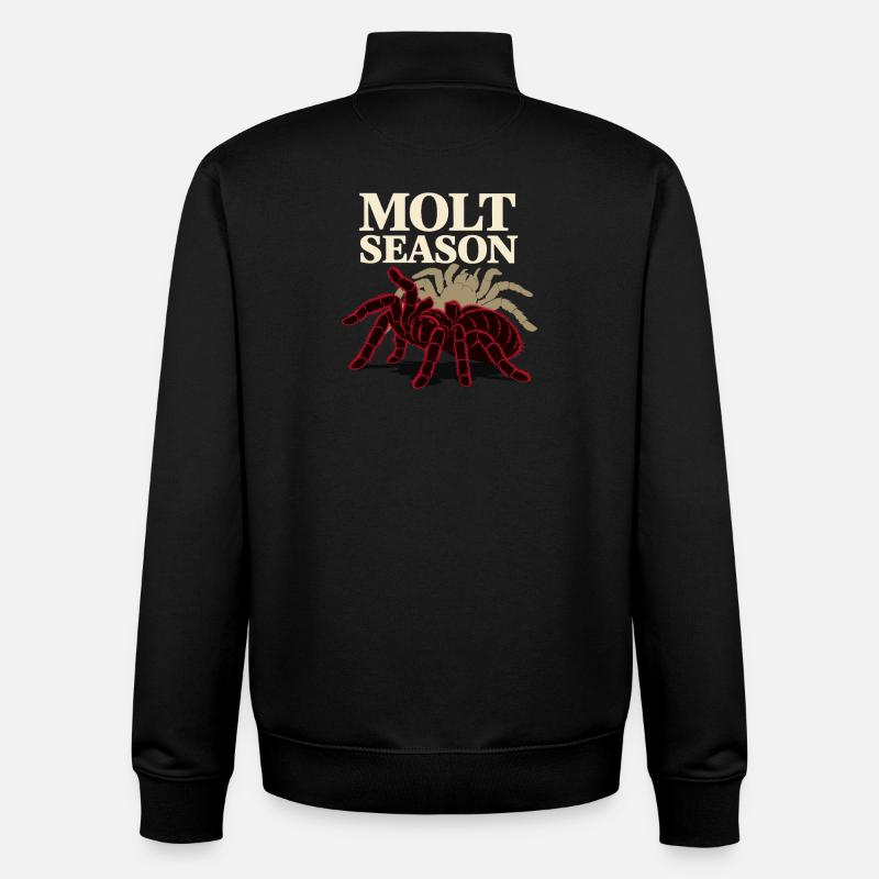 Propriétaire d’araignée Propriétaire de la Tarentule - Sweat zippé unisexe en coton bio Stanley/Stella - noir