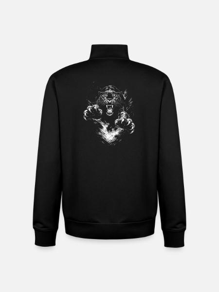 Black Panthers - Unisex Organic Zip Sweatshirt by Stanley/Stella - black