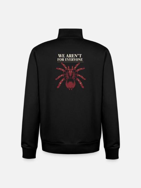 Tarantula Tarantula Holder Spider Owner - Unisex Organic Zip Sweatshirt by Stanley/Stella - black