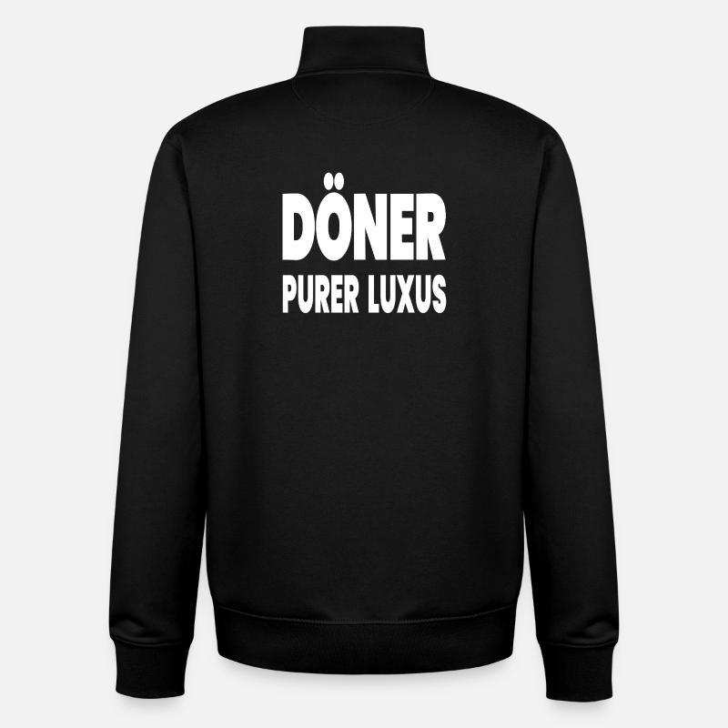 Döner - Unisex Organic Zip Sweatshirt von Stanley/Stella - Schwarz