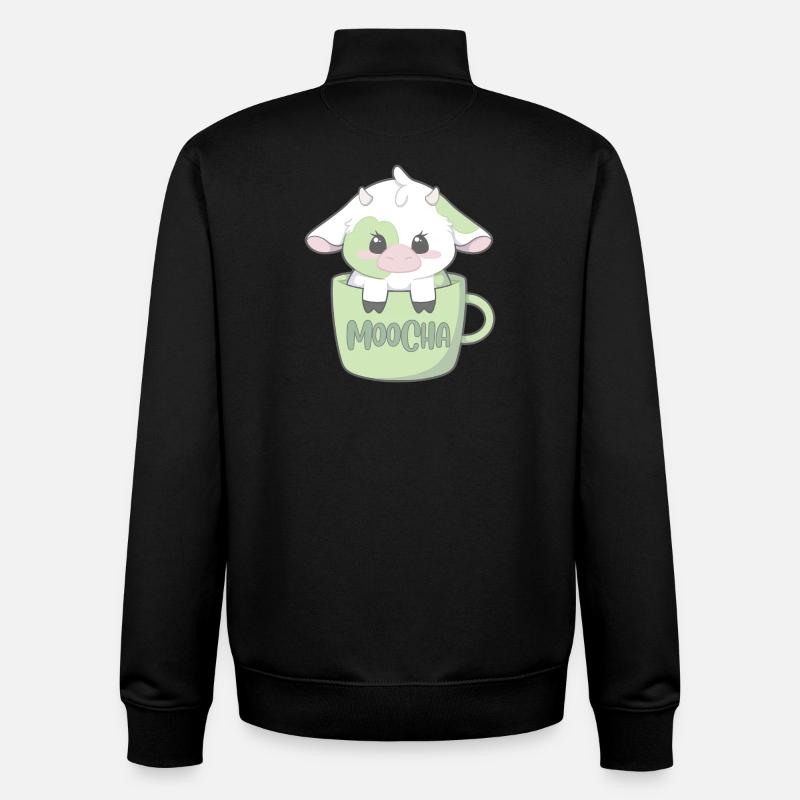 moocha - Unisex Organic Zip Sweatshirt von Stanley/Stella - Schwarz