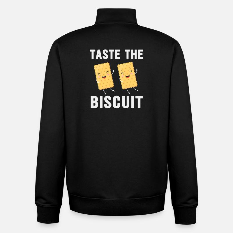 Probieren Sie das Biscuit-Duo - Unisex Organic Zip Sweatshirt von Stanley/Stella - Schwarz