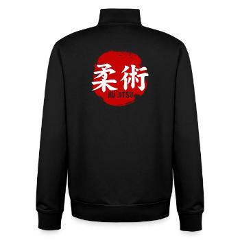 Jiu Jitsu Martial Arts Gym GYM - Unisex Organic Zip Sweatshirt by Stanley/Stella - black - Back - AI Model Male 185 light (185cm)