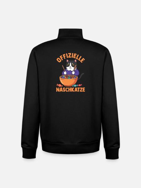 Süschigkeiten Naschkatze Süßes Mädchen - Unisex Organic Zip Sweatshirt von Stanley/Stella - Schwarz