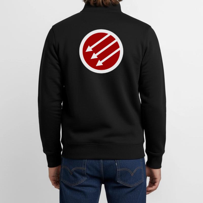 Iron Front / Eiserne Front / Järnfronten Unisex Organic Zip Sweatshirt von Stanley/Stella