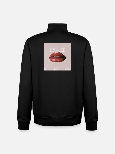 Lust und Liebe: Lippenkunst - Unisex Organic Zip Sweatshirt von Stanley/Stella - Schwarz