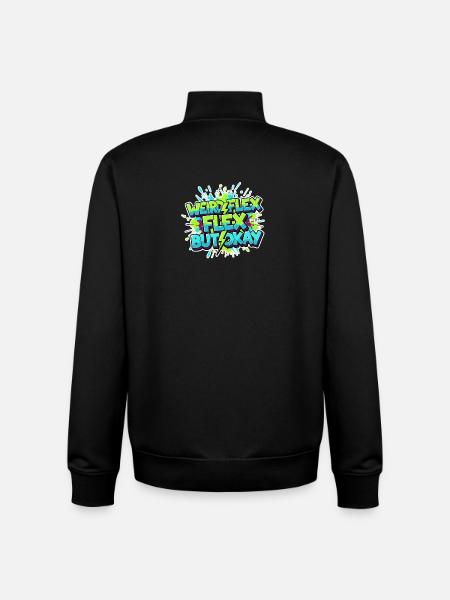 Weird Flex Okay Graffiti - Unisex Organic Zip Sweatshirt von Stanley/Stella - Schwarz