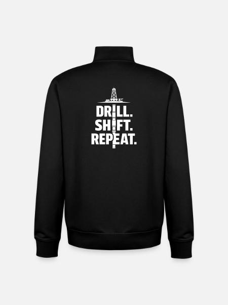 Offshore-bohrer-rig-bohrer Bohrboden Offshore - Unisex Organic Zip Sweatshirt von Stanley/Stella - Schwarz