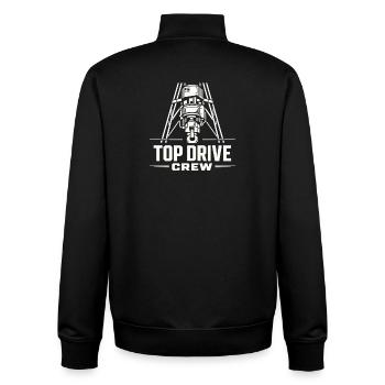 Offshore-bohrer-rig-bohrer Bohrboden Offshore - Unisex Organic Zip Sweatshirt von Stanley/Stella - Schwarz - Hinten - AI Model Male 185 light (185cm)