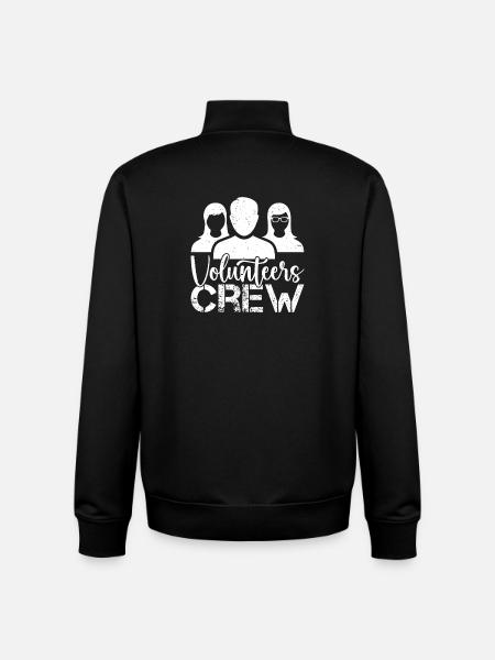 Bénévole Équipe de Dons Bénévoles - Sweat zippé unisexe en coton bio Stanley/Stella - noir
