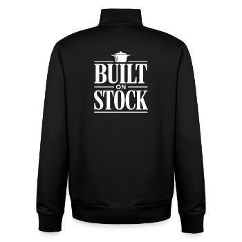 Saucier Sauce Station Brigade Chef Culinary Statio - Unisex Organic Zip Sweatshirt by Stanley/Stella - black - Back - AI Model Male 185 light (185cm)