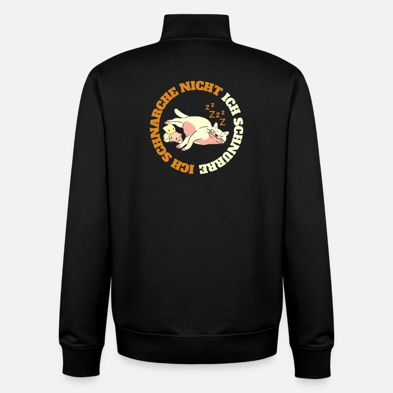 cat - Unisex Organic Zip Sweatshirt von Stanley/Stella - Schwarz