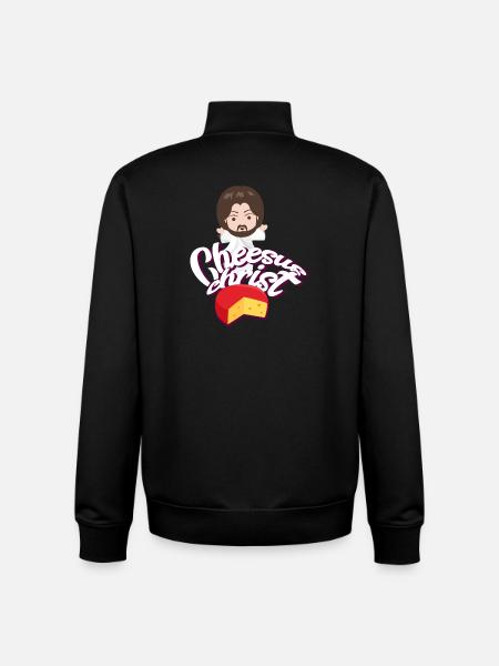 Jesus Funny Saying Humor - Unisex Organic Zip Sweatshirt by Stanley/Stella - black