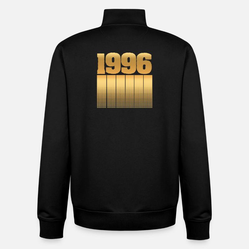 1996 - Unisex Organic Zip Sweatshirt by Stanley/Stella - black
