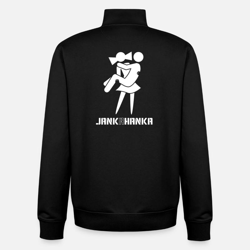 JANK A HANKA - Unisex Organic Zip Sweatshirt von Stanley/Stella - Schwarz