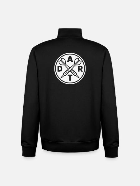 DART Logo Arrows Sport Outfit - Unisex Organic Zip Sweatshirt by Stanley/Stella - black