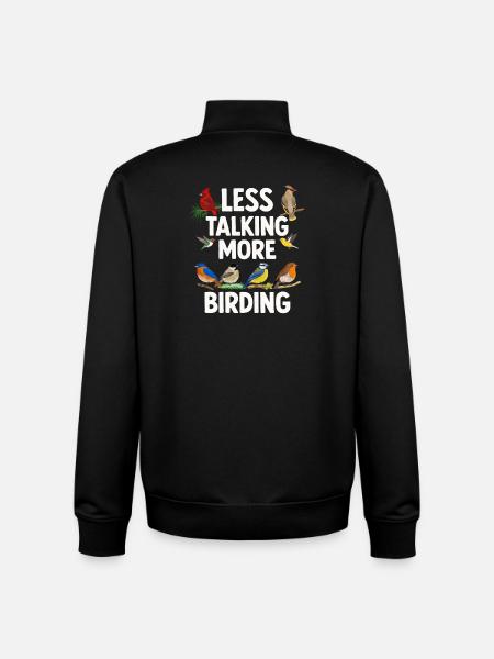 Observation des oiseaux Ornithologue Nerd - Sweat zippé unisexe en coton bio Stanley/Stella - noir