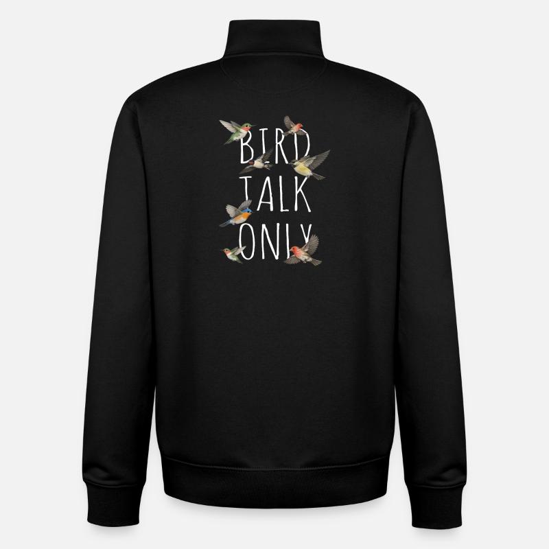 Bird Watching Birding Bird Watcher Vogel-Nerd - Unisex Organic Zip Sweatshirt von Stanley/Stella - Schwarz