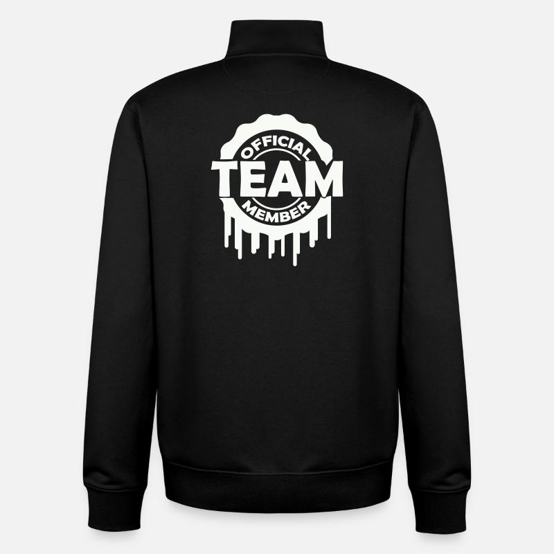 official_team_member - Unisex Organic Zip Sweatshirt von Stanley/Stella - Schwarz