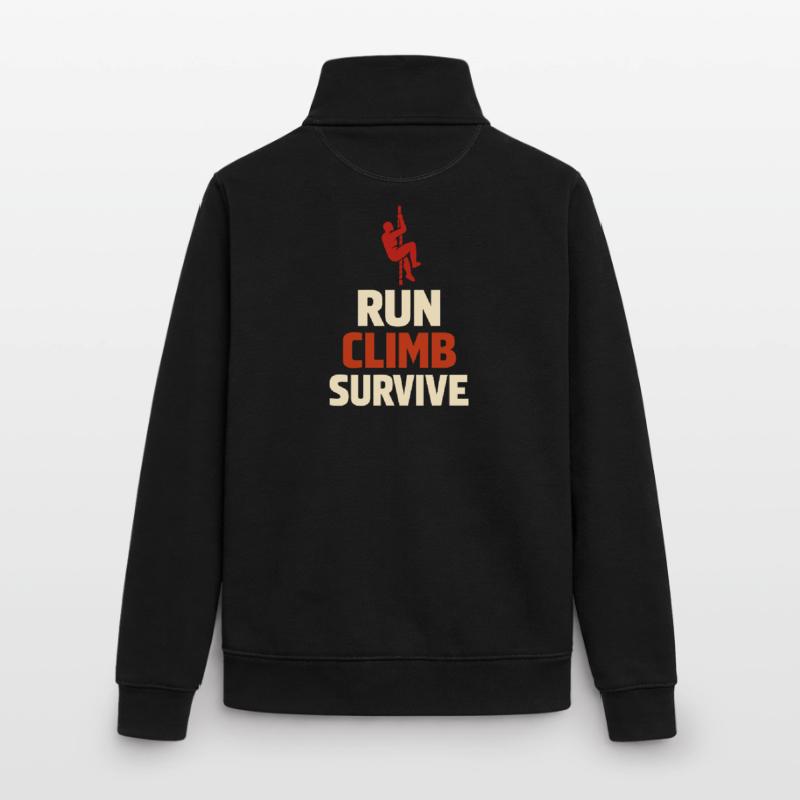 Parcours d’obstacles Course d’obstacles OCR Sweat zippé unisexe en coton bio Stanley/Stella