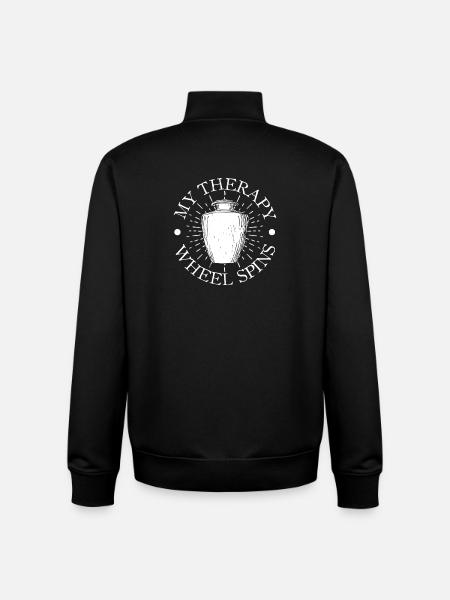 Pottery Artists My Therapy Pottery - Unisex Organic Zip Sweatshirt von Stanley/Stella - Schwarz