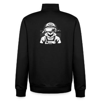 Gaming Boy Grafik - Unisex Organic Zip Sweatshirt von Stanley/Stella - Schwarz - Hinten - AI Model Male 185 light (185cm)