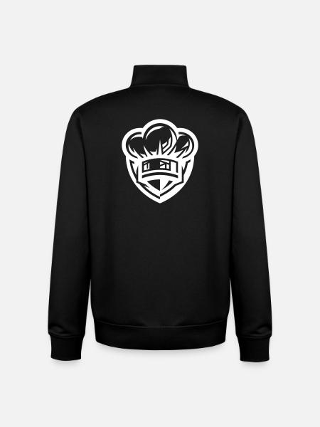 Chef's Hat Icon Cooking - Unisex Organic Zip Sweatshirt by Stanley/Stella - black