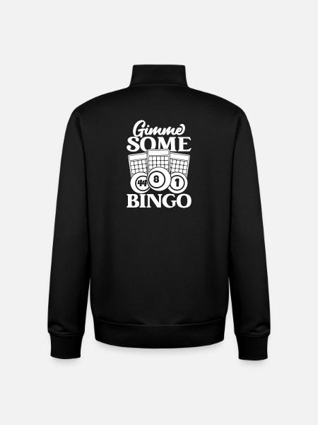 Bingo Player Gimme Some Bingo - Unisex Organic Zip Sweatshirt by Stanley/Stella - black