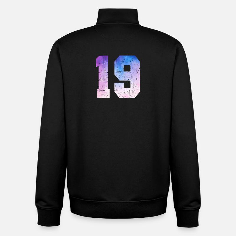 Issue 19 – 19th Anniversary Gift - Unisex Organic Zip Sweatshirt by Stanley/Stella - black