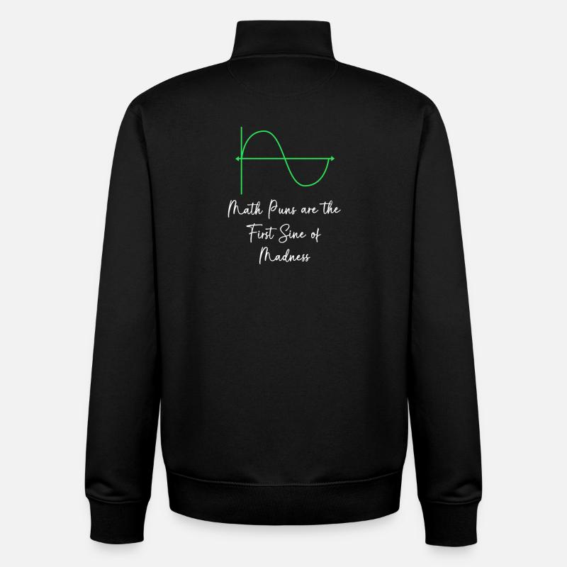 Mathematician Math Mathematical Mathematics - Unisex Organic Zip Sweatshirt by Stanley/Stella - black