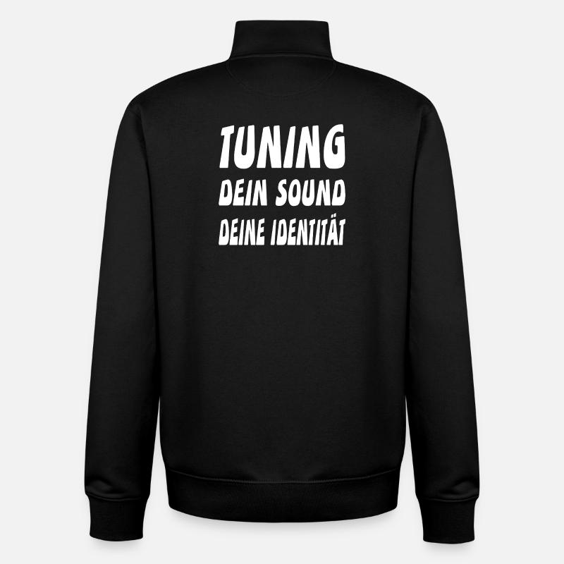 Tuning - Unisex Organic Zip Sweatshirt von Stanley/Stella - Schwarz